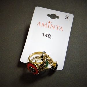 Aminta Set of 3 Rings